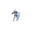 Figurine chevalier d'argent - Papo