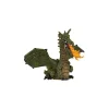 Figurine dragon ailé vert avec flammes - Papo