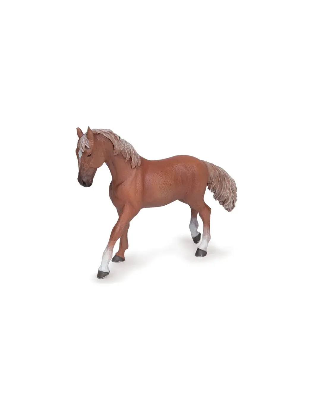 Figurine jument pur-sang anglaise alezan - Papo