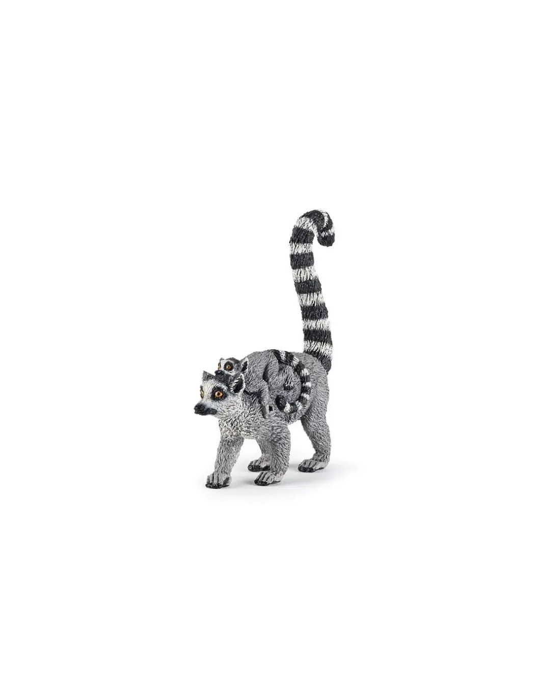 Figurine lémurien et son bébé - Papo
