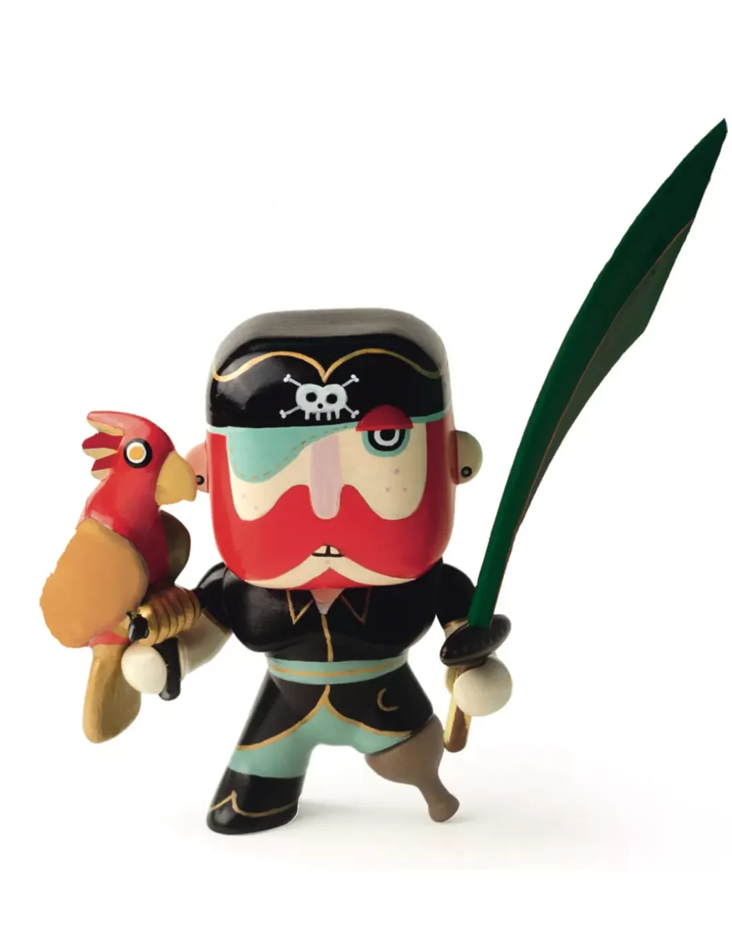 Figurine pirate Arty Toys Sam Parrot - Djeco