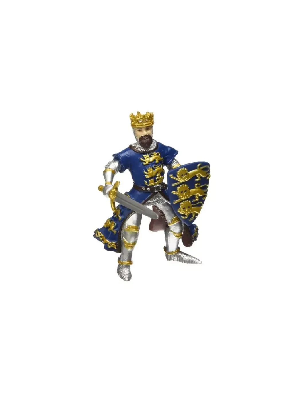 Figurine roi Richard bleu - Papo