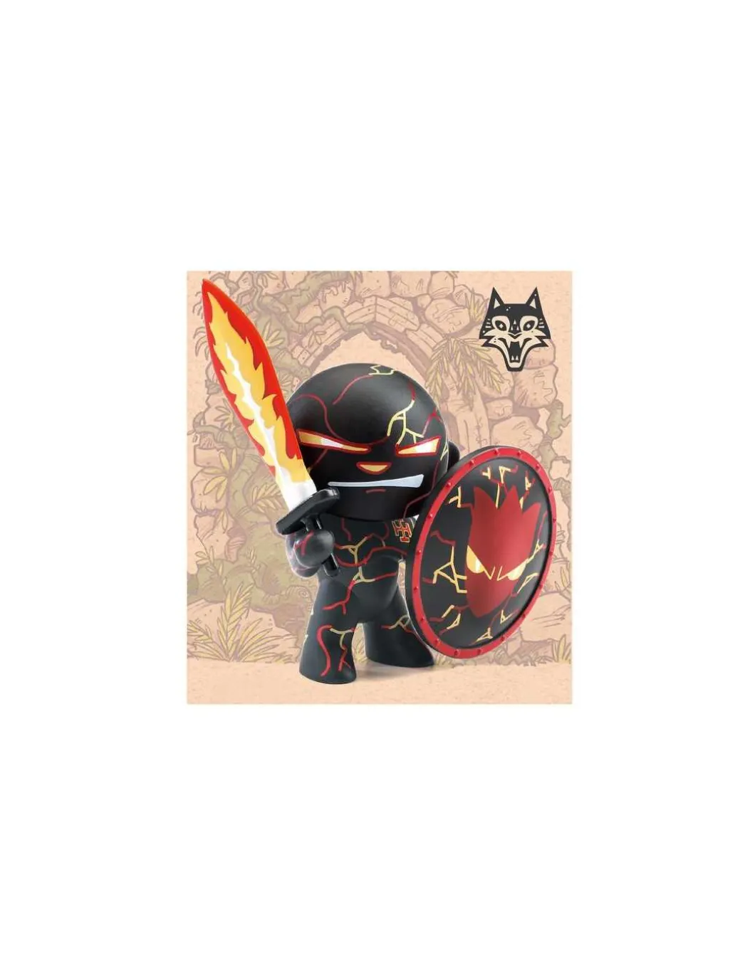Figurine Volcano chevalier Arty Toys - Djeco