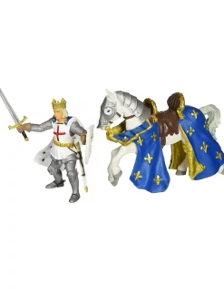 Figurines saint louis et son cheval - Papo