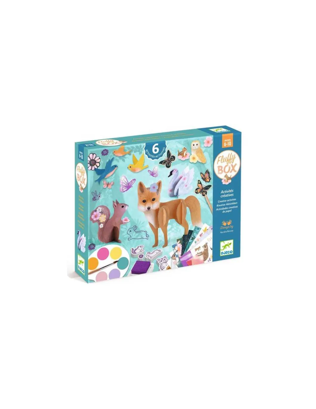 Fluffy box coffret 6 activités créatives - Djeco