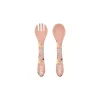 Fourchette et cuillère en silicone Slurpy le poulpe - Sassi