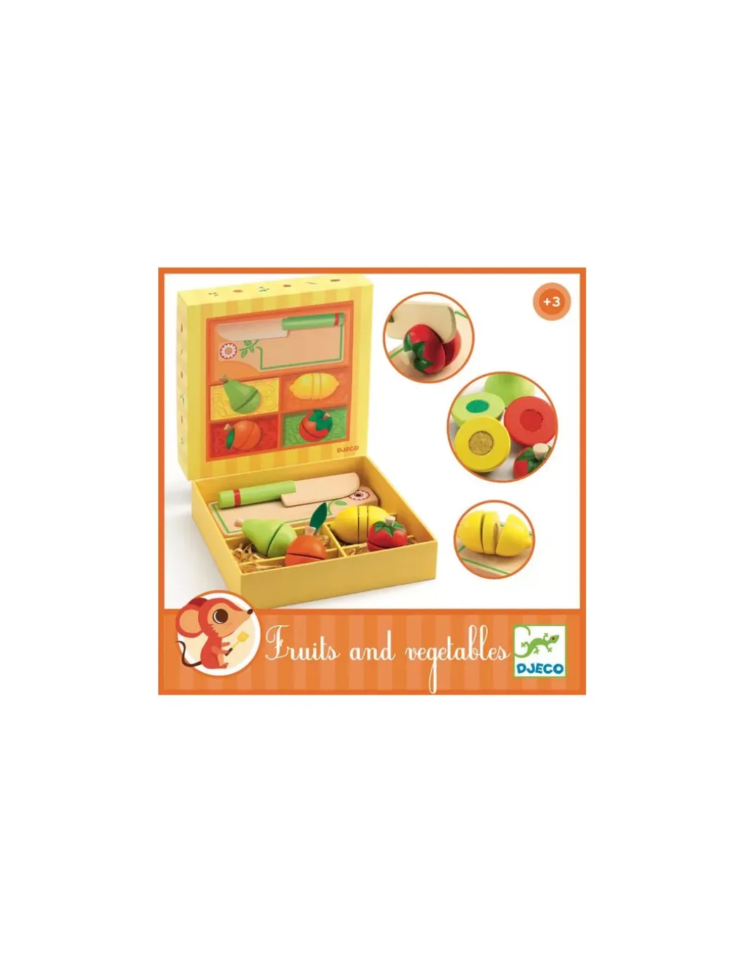 Fruits et légumes à découper - Djeco