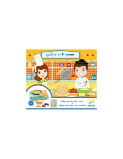 Gaëlle et Titouan atelier crêpe - Djeco