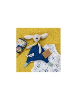 Gigoteuse été chiens bleus 90 cm Puce & Pilou - Moulin Roty