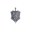 Glaive et bouclier de chevalier - Labay
