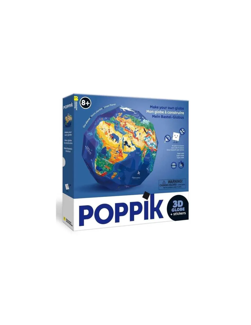 Globe à construire Notre planète - Poppik