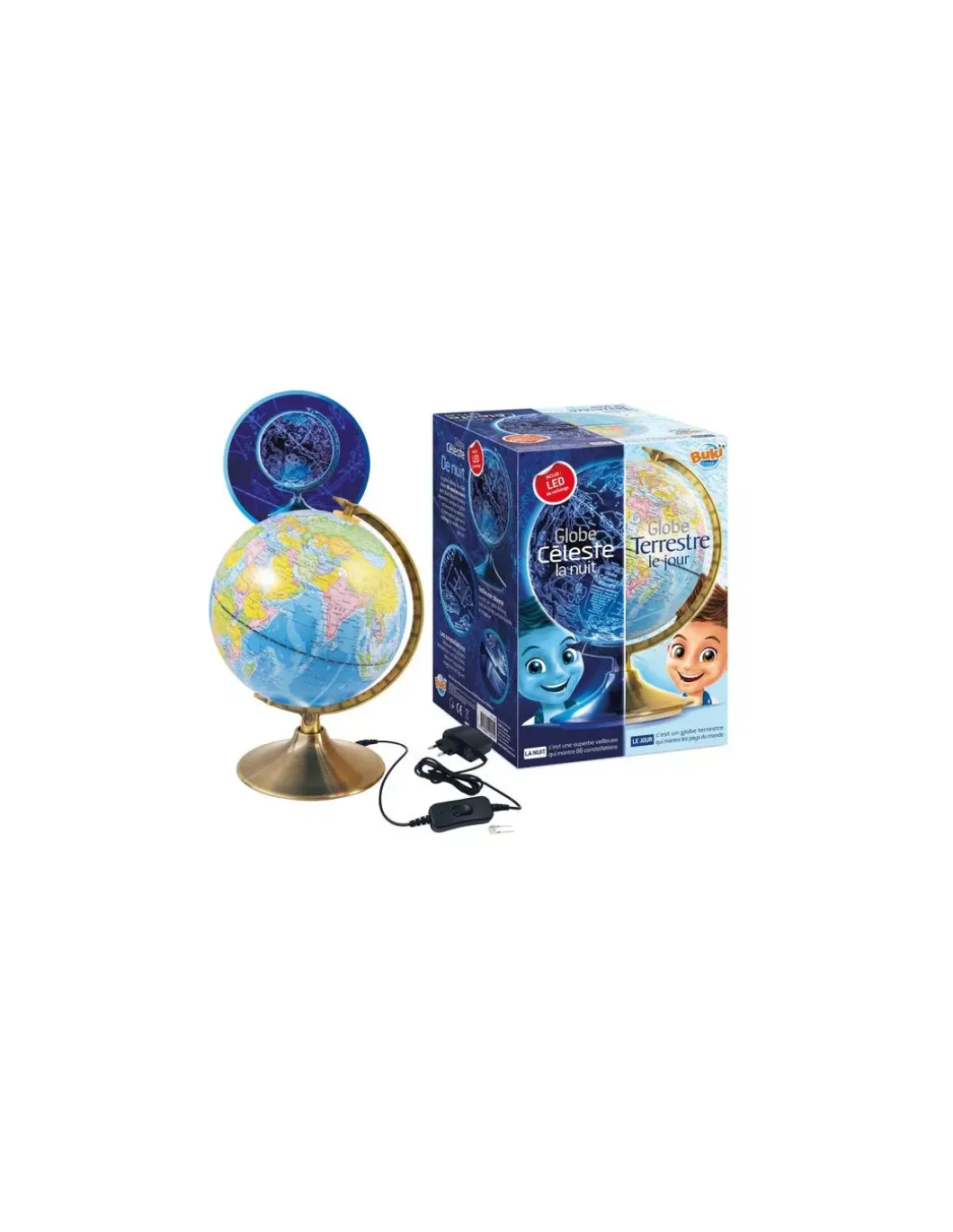 Globe jour et nuit - Buki