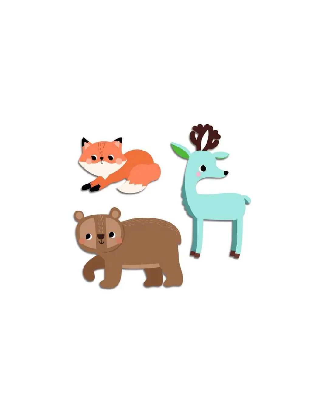 Gommettes Animaux de la forêt - Djeco