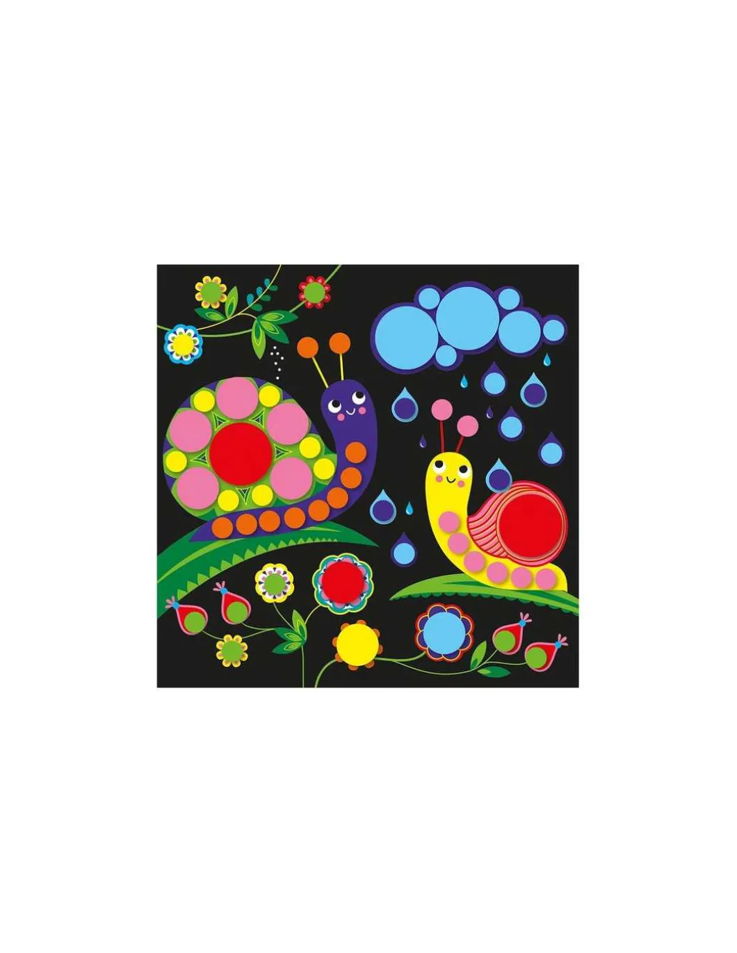 Gommettes rondes 3 ans - Janod