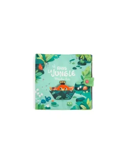 Grand livre tissu d'activités Dans la jungle - Moulin Roty
