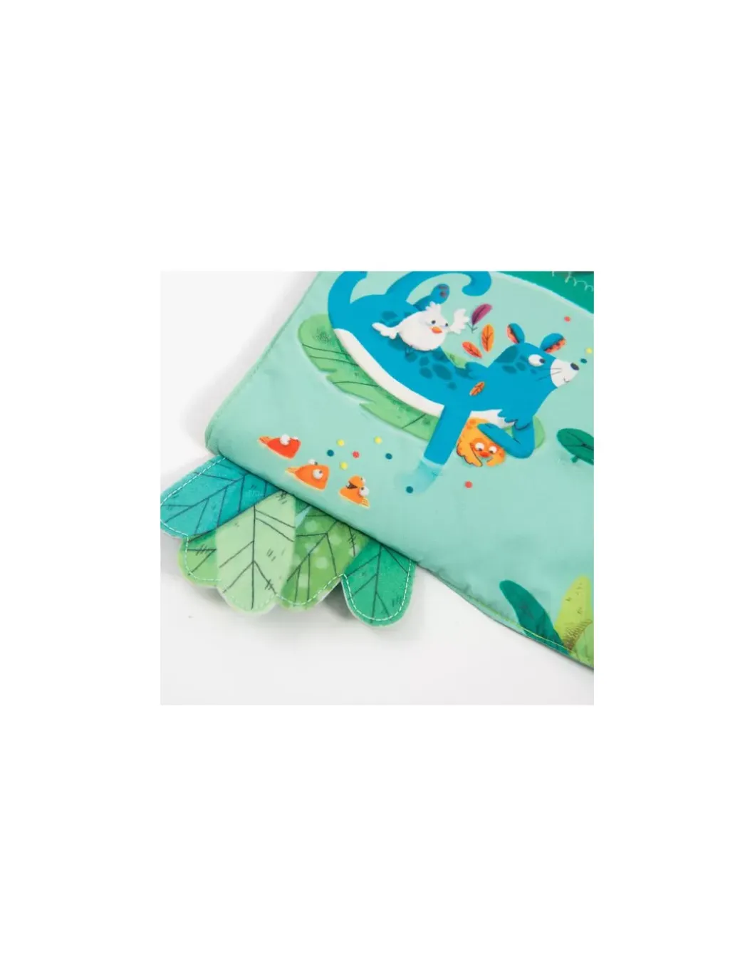 Grand livre tissu d'activités Dans la jungle - Moulin Roty