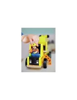 Grande grue de chantier en bois - Hape