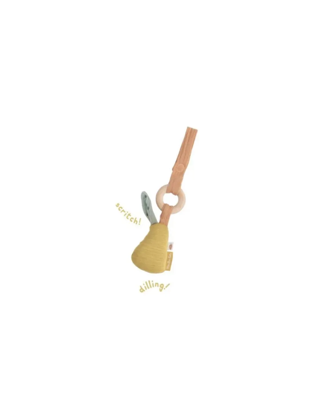 Hochet anneau billes poire Trois Petits Lapins - Moulin Roty