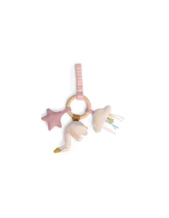 Hochet anneau bois cygne La petite école de danse - Moulin Roty
