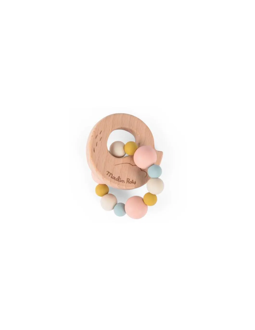 Hochet anneau de dentition cygne La petite école de danse - Moulin Roty