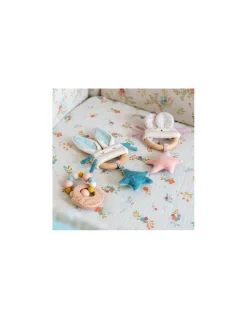 Hochet anneau de dentition cygne La petite école de danse - Moulin Roty