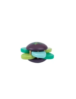 Hochet bois feuilles et grelot - Moulin Roty
