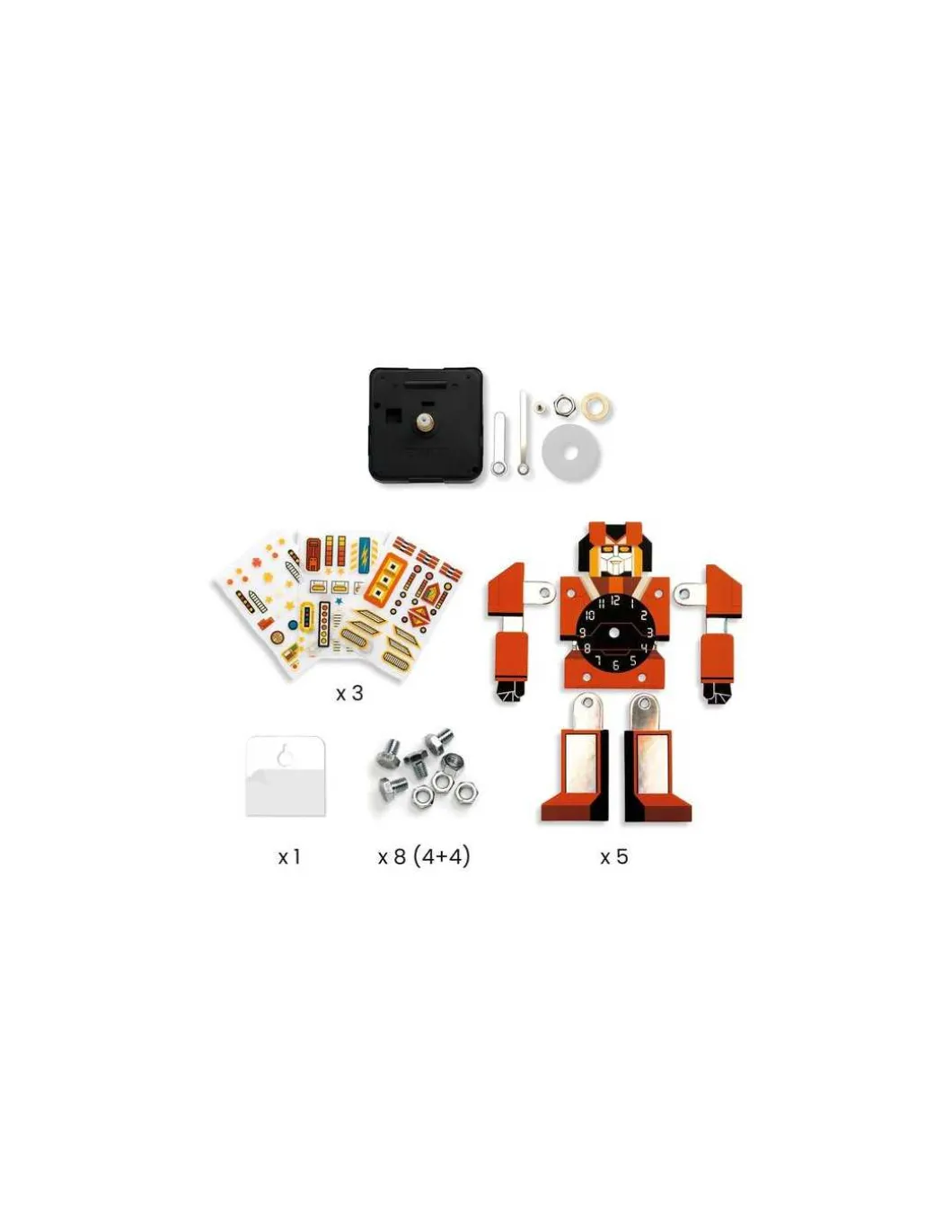 Horloge à créer Robotime - Do it Yourself - Djeco