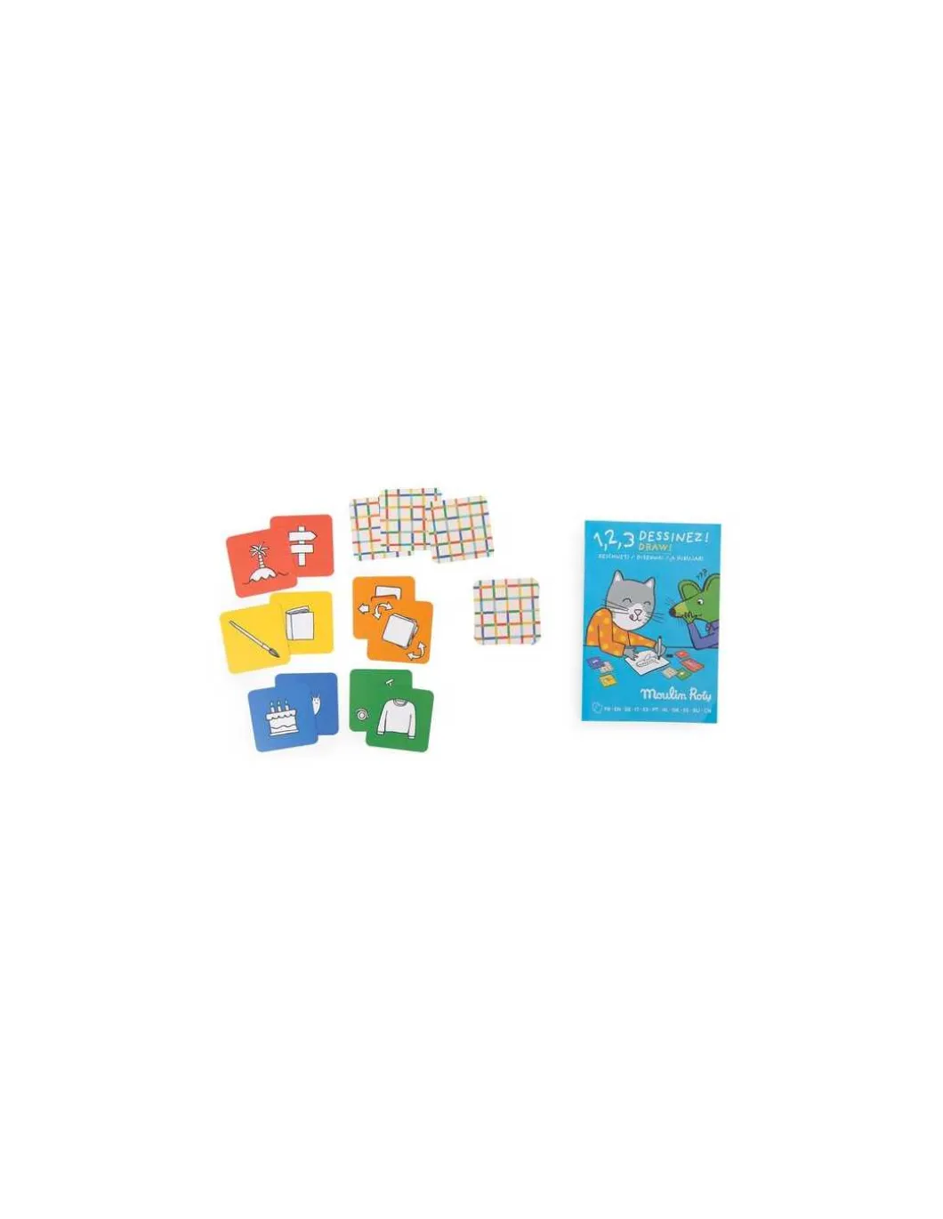 Jeu 1, 2, 3 Dessinez Les Loufoques - Moulin Roty
