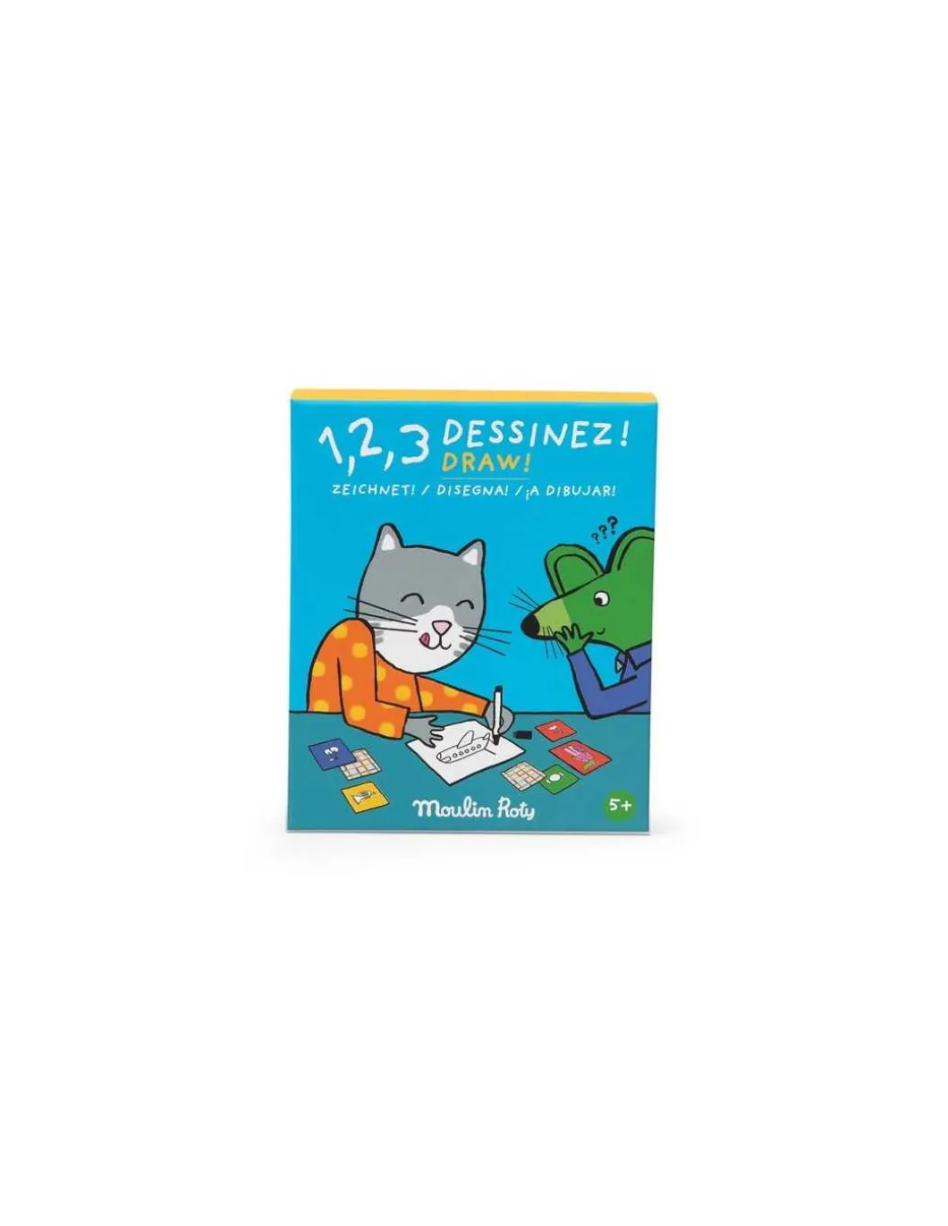 Jeu 1, 2, 3 Dessinez Les Loufoques - Moulin Roty