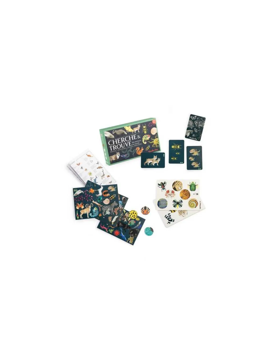 Jeu cherche et trouve Tout autour du monde - Moulin Roty