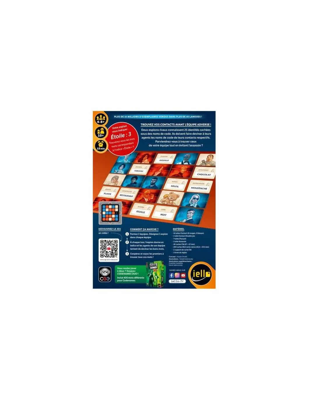 Jeu Codenames