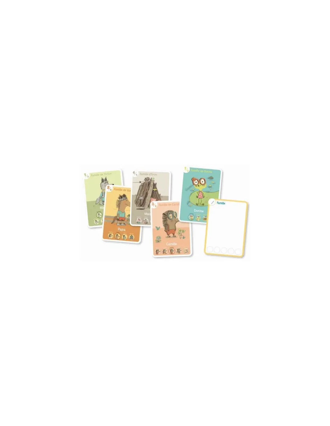 Jeu de 7 familles de Camille - Auzou