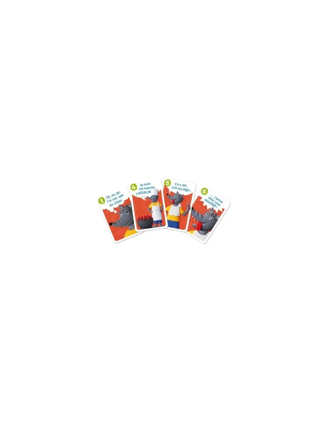 Jeu de cartes au loup - Nathan