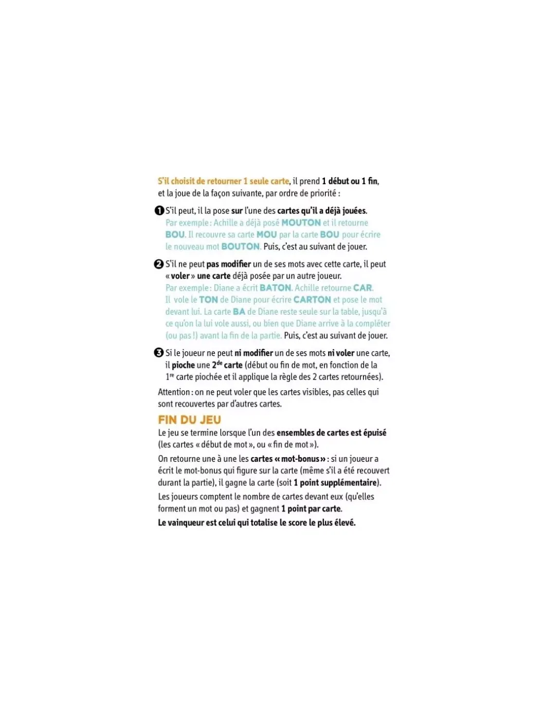 Jeu de cartes le prince de Motordu - Nathan