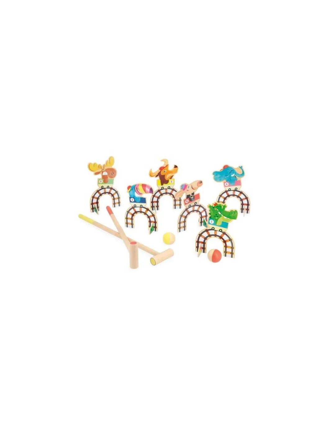 Jeu de croquet Grand huit Applepop - Janod