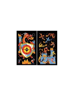 Jeu de fléchettes magnétiques Dragons - Janod