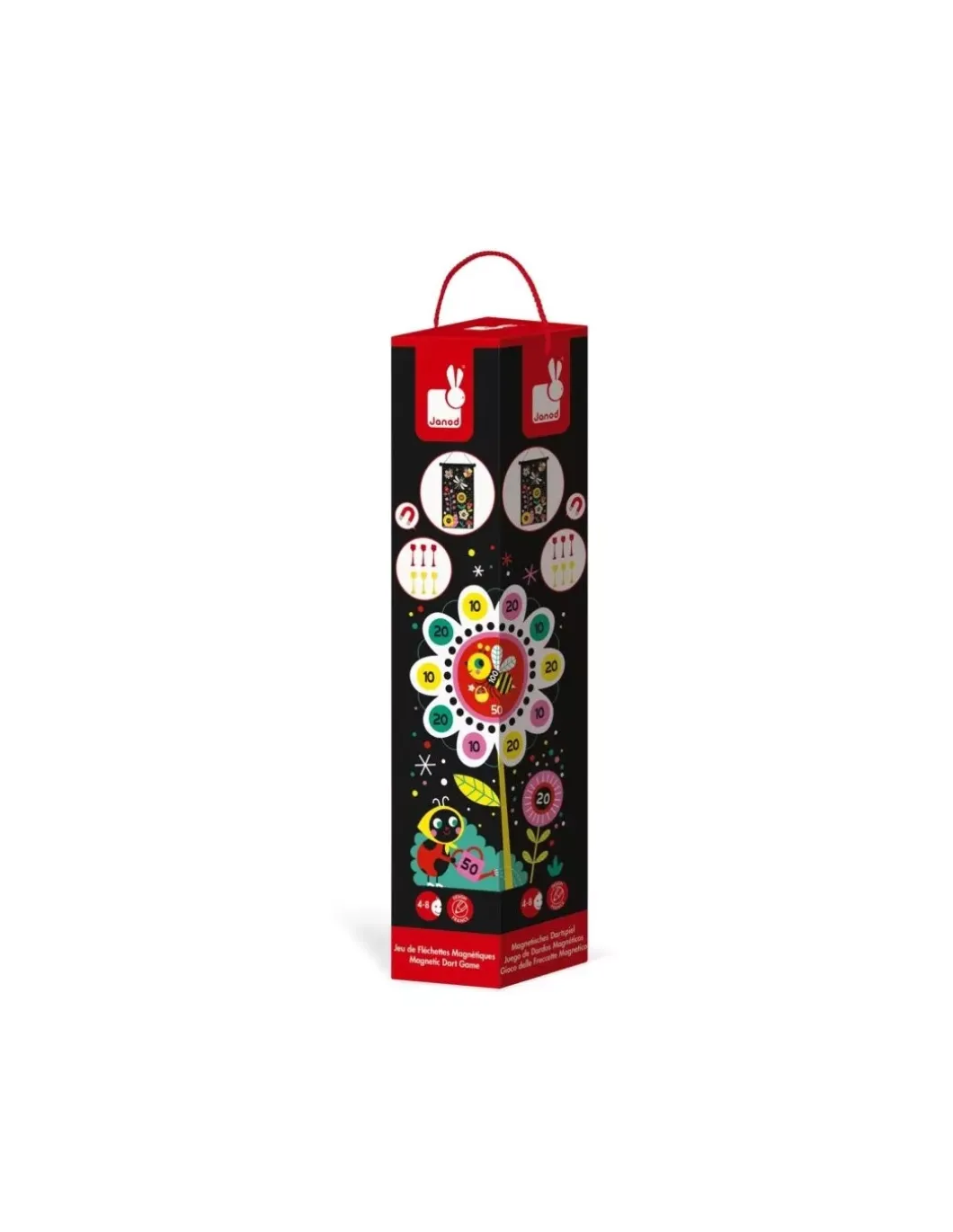 Jeu de fléchettes magnétiques jardin - Janod