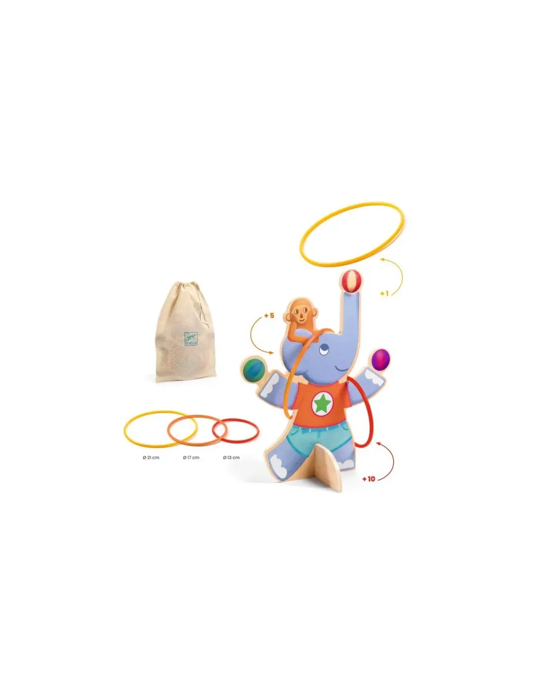 Jeu de lancer d'anneaux Oola Hoop - Djeco