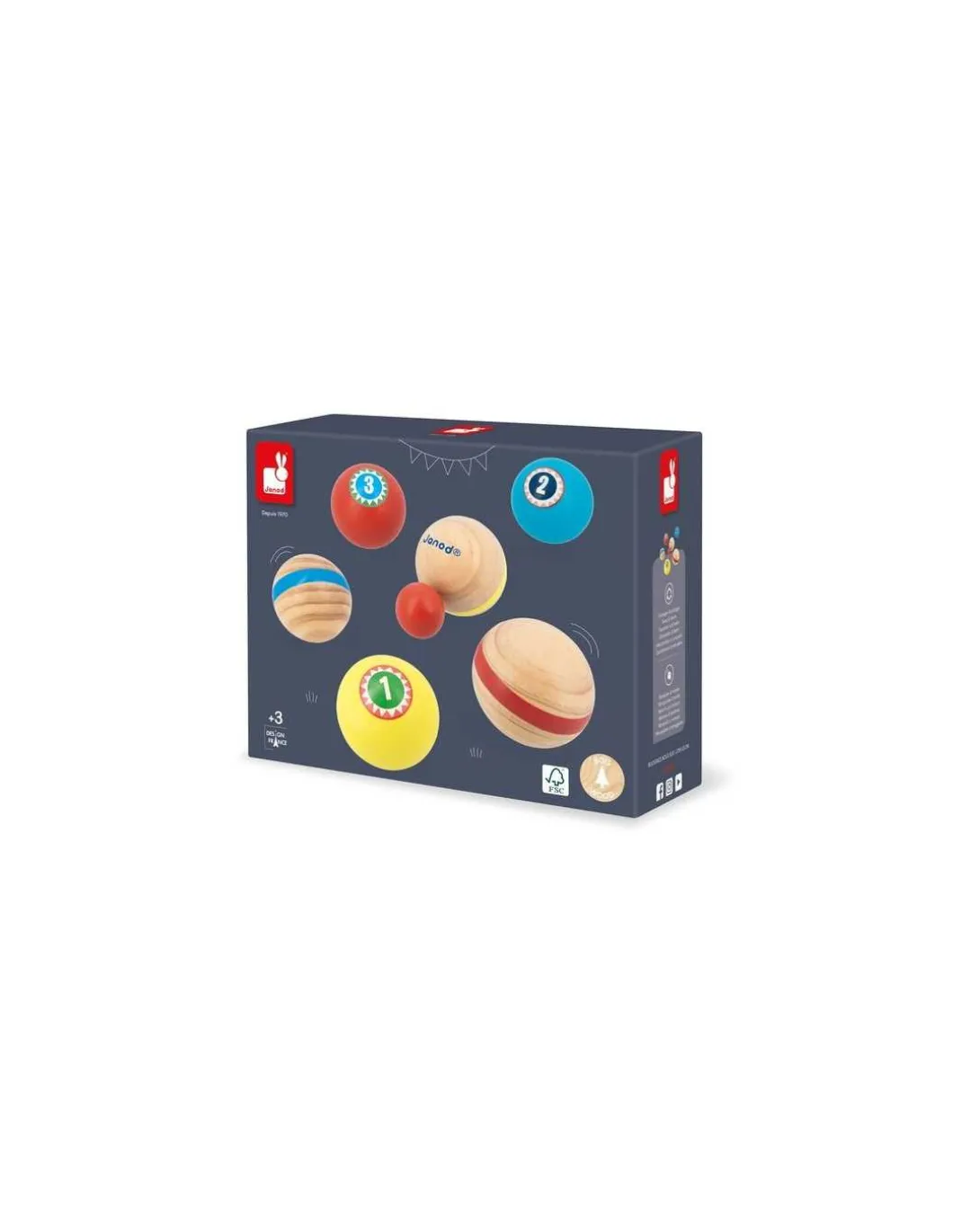 Jeu de pétanque Applepop - Janod