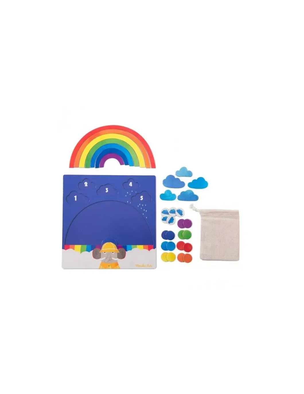 Jeu des couleurs Les Popipop - Moulin Roty