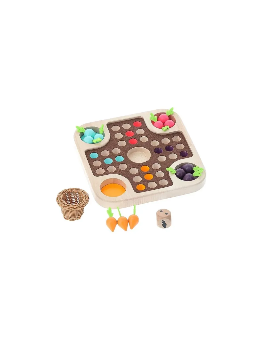 Jeu des petits chevaux, petites carottes - Vilac