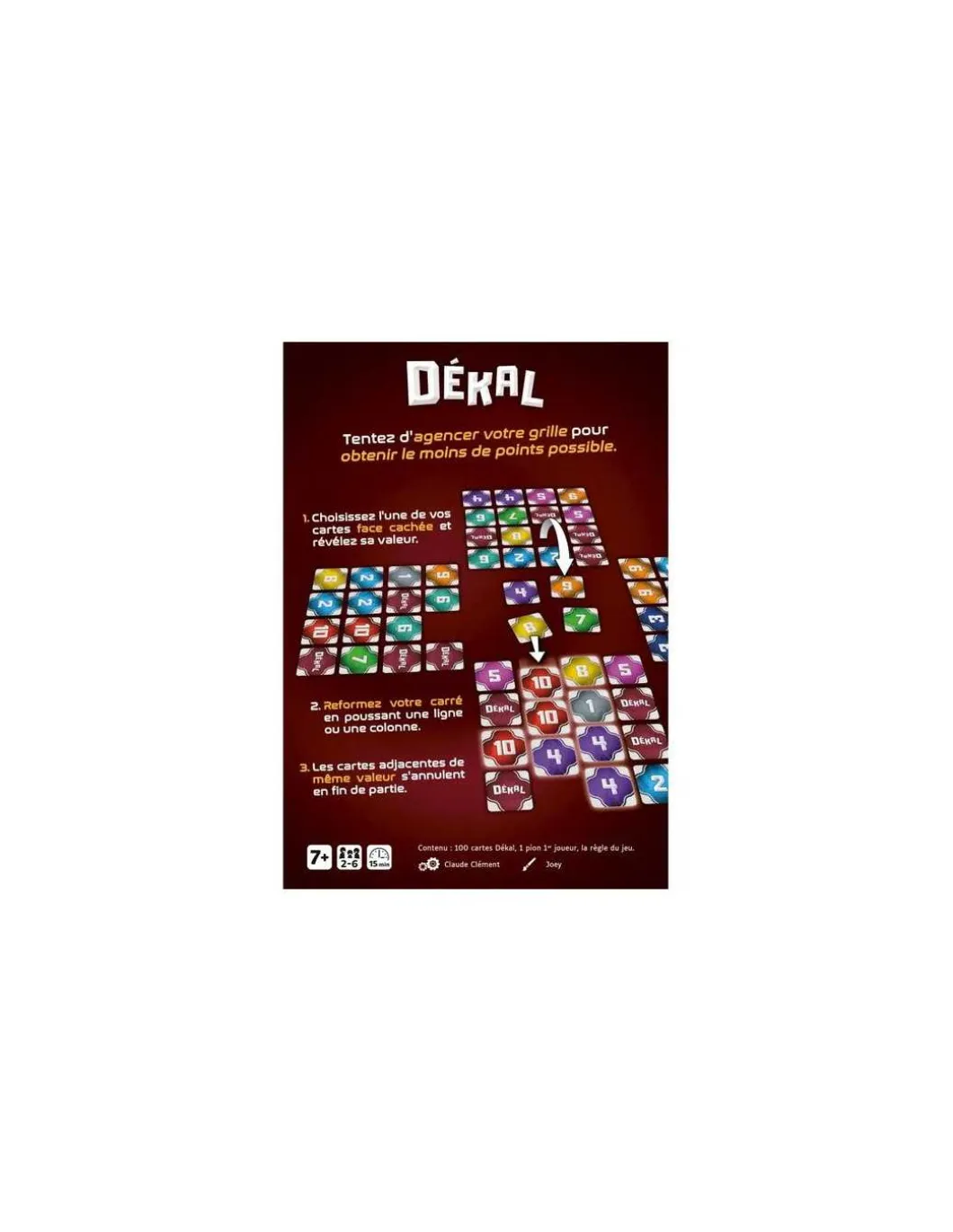 Jeu Dékal - Gigamic