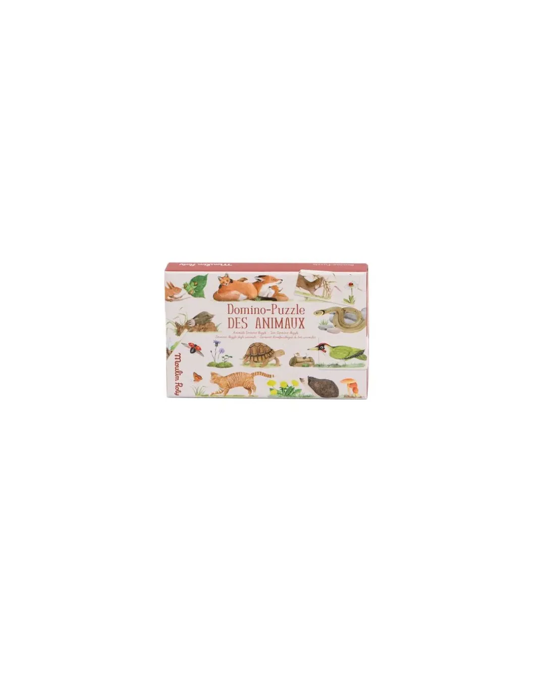 Jeu Domino Puzzle des animaux Le jardin du Moulin - Moulin Roty