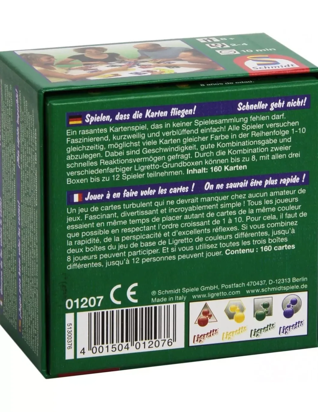Jeu Ligretto vert