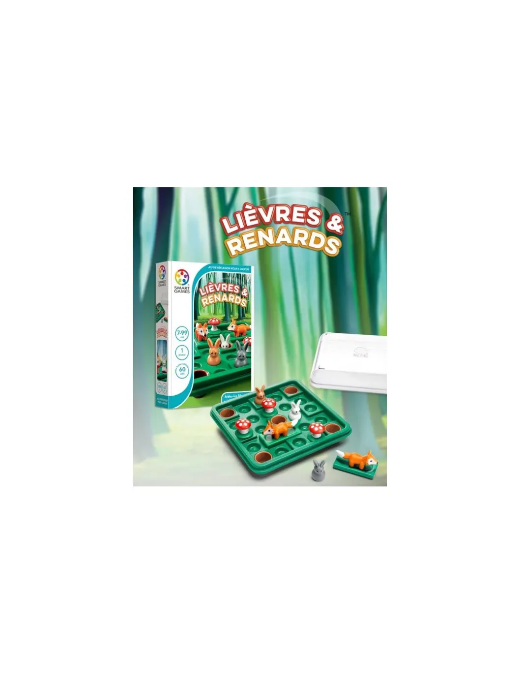 Jeu Lièvres et renards 60 défis - Smartgames