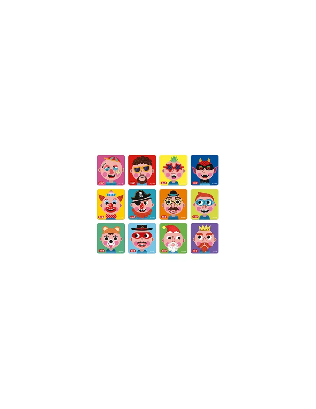 Jeu Magnetibook Crazy face - Janod