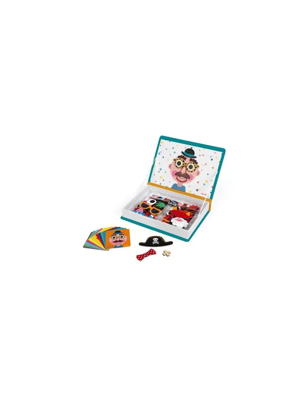 Jeu Magnetibook Crazy face - Janod