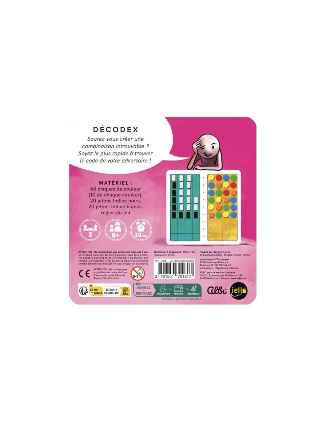Jeu magnétique Décodex - Iello