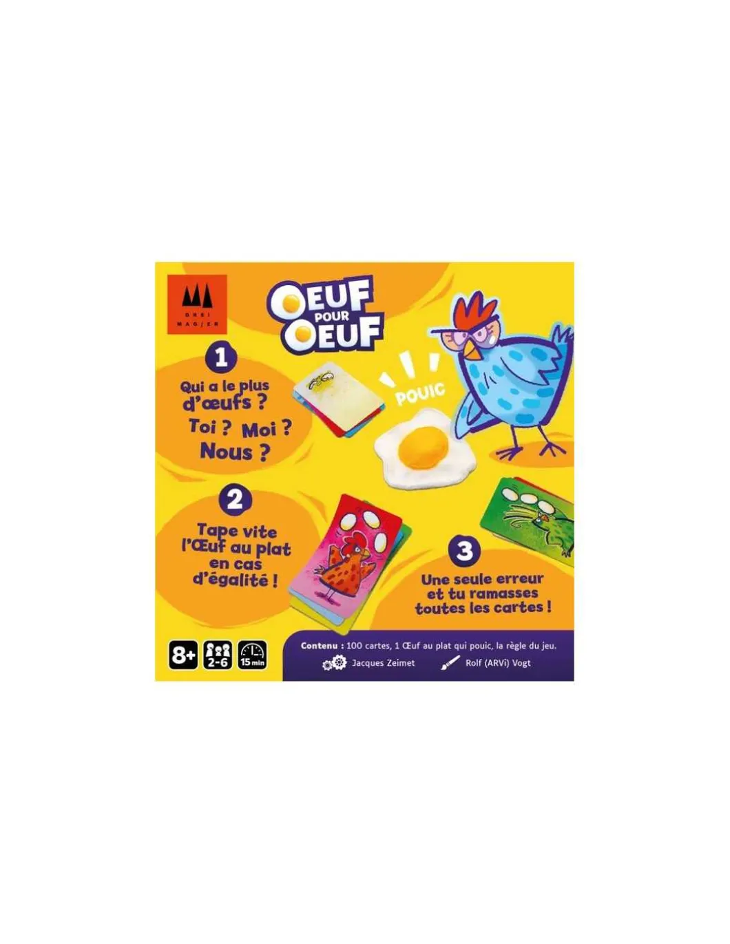 Jeu Oeuf pour Oeuf - Gigamic