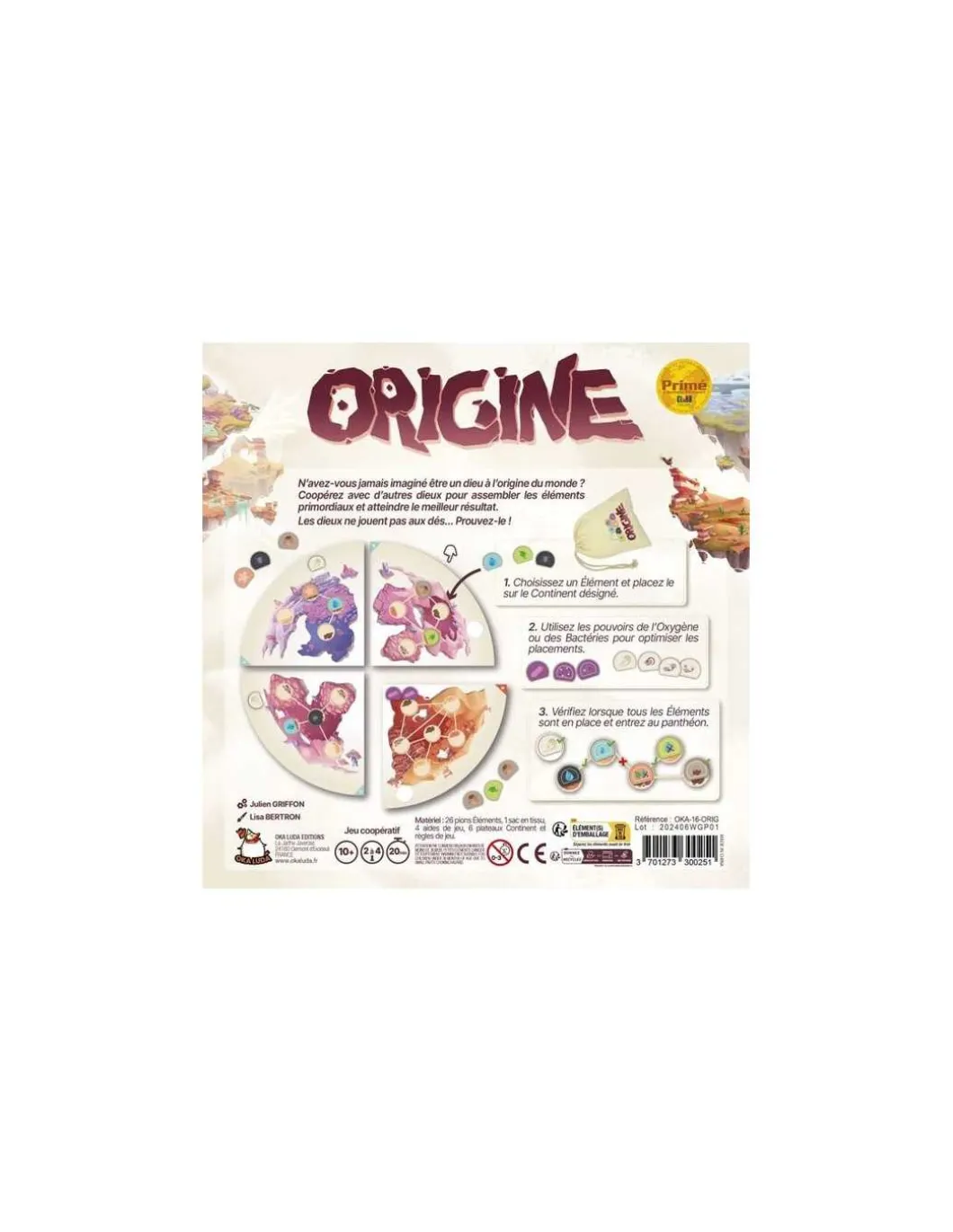 Jeu Origine